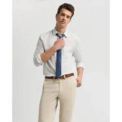 Express Regular Striped Cotton Long Sleeve Poplin Shirt