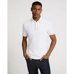 Express Piped Luxe Pique Polo