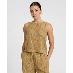 Express Crochet Crew Neck Tank