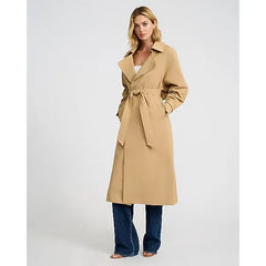 Express Belted Wrap Trench Coat