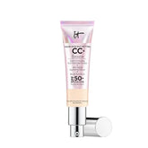 IT Cosmetics CC+ Cream Illumination Radiant Full Coverage Foundation With SPF 50+, Color Corrector & Hydrating Anti Aging Serum, Hydrolyzed Collagen + Peptides, Normal to Dry Skin 1.08 fl oz