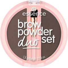 Essence Brow Powder Duo Set, Easy, Precise Application, Cruelty Free - 1.8G/ 0.06 oz