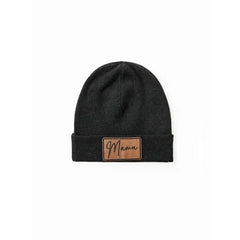 PATPAT Matching Hats for Family Members Solid Color Knit Cap Beanie woman