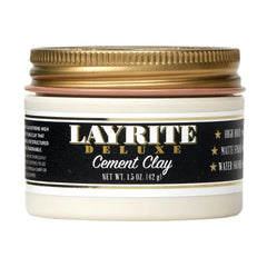 Layrite Cement Clay β Strong Hold Matte Finish Hair Styling Clay, Long-Lasting Texture & Definition