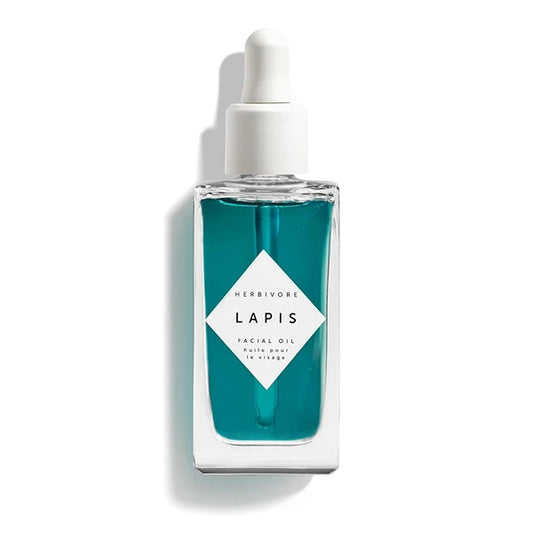 HERBIVORE Lapis Balancing Facial Oil with Blue Tansy + Squalane, Safe for Acne-Prone Skin | Helps Soothe Redness + Balance Oil Production, Lightweight, Non-Comedogenic, Plant-Based