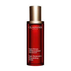 Clarins Super Restorative Remodelling Anti Aging Serum For Mature Skin Weakened By Hormonal Changes Replenishes, Illuminates and Helps Visibly Define Facial Contours Targets Dark Spots & Wrinkles