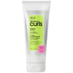 ALL ABOUT CURLS Bouncy Cream | For Curly Hair Styling | Moisturize, Define & Enhance Texture | Reduce Frizz & Boost Shine | Soft Definition | Vegan & Cruelty Free | Sulfate & Paraben Free