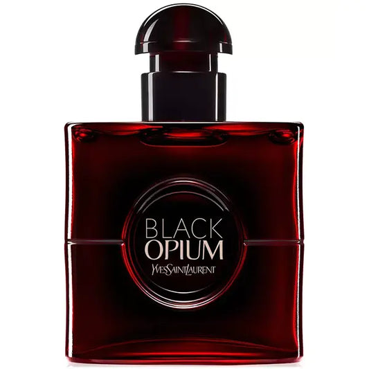 Yves Saint Laurent Black Opium Eau de Parfum Over Red Spray, Intense Fragrance
