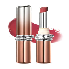 JUDYDOLL PDRN Stay Shine Lipstick, Nourishing with Salmon Dna Serum & 80% Rose Collagen Essence,Dual-Layer Color Lock, Transfer-Resistant, Long Wear, Nude Color