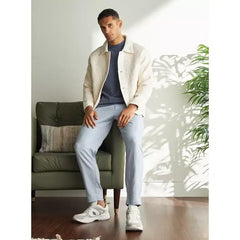 Jacquard Better Cotton Shacket - Cream