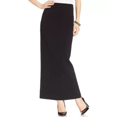 Crepe Column Skirt,Created by Macy's-Black