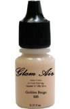 Airbrush Makeup Foundation Matte Finish M6 Golden Beige Water-based Makeup Long Lasting All Day Without Smearing Running, Fading or Caking 5ml Bottle By Glam Air