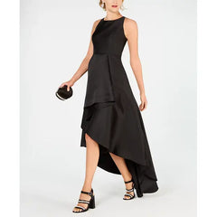 Adrianna Papell High Low Mikado Gown for Sophisticated and Elegant Evening Wear
