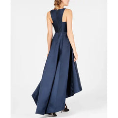 Adrianna Papell High Low Mikado Gown for Sophisticated and Elegant Evening Wear