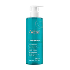 Avène Cleanance Cleansing Gel Soap Free Cleanser for Acne Prone, Oily, Face & Body, Alcohol