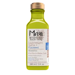 Maui Moisture Lightweight Curls + Flaxseed Shampoo, Paraben Free, Silicone Free, 13 Fl Oz