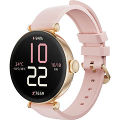 Kieslect Pura Lady Smart Watch with Bluetooth Calling, AMOLED Display, Fitness & Health Tracker (YFT2119EU) - Pink/White