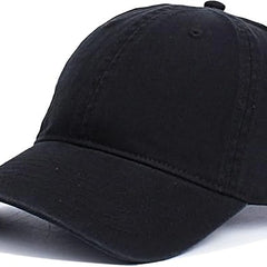 Unisex Cotton Baseball Cap Plain Blank Dad Hat Adjustable Vintage Solid Hat