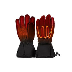 ActionHeat Women AA Battery Heated Snow Gloves for Ultimate Winter Warmth and Comfort, Black