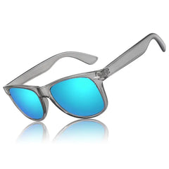 LINVO Classic Retro Polarized Black Sunglasses for Men Women Fishing Driving Hiking