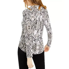 Women's Print Zip-Pocket Top, Created for Macy's-Desert snake
