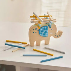 Max fashion Elephant 37-Piece Balancing Game Set for 3 years - 11.9x1.6x7.5 cm