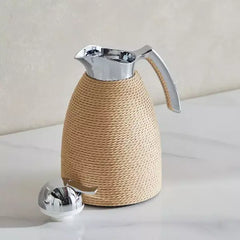 Ridge Jute Stainless Steel Vacuum Flask - 1 L