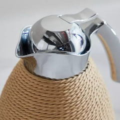 Ridge Jute Stainless Steel Vacuum Flask - 1 L