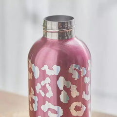 Wild Glam Embossed Print Water Bottle - 500 ml