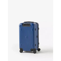 Max fashion Textured Hardcase Trolley Bag with Wheels and Retractable Handle blue