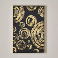 Max fashion Walmer Abstract Framed Foil Clear Painting Wall Art - 62x4.5x92 cm
