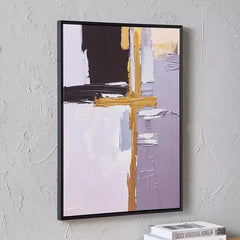 Max fashion Walmer 40% Hand Painting Abstract Framed Wall Art - 52.5x2.8x72.5