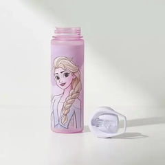 Frozen Print Sipper Water Bottle with Handle - 750 ml pink