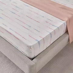 Max fashion Ivy Meadows Blossom Twin Cotton Fitted Sheet - 120X200+25 cm multicolor
