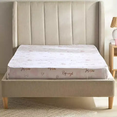 Max fashion Princess Names Twin Fitted Sheet - 120x200+25 cm pink