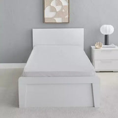 Max fashion Albania Oran Polycotton Single Fitted Sheet - 90x200+25 cm gray