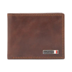 Tommy Hilfiger Men's Slim Bifold RFID Leather Wallet