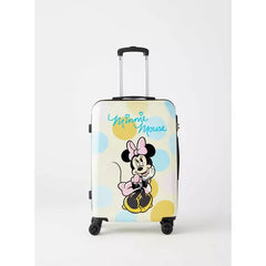 Max fashion Minnie Mouse Print Hardcase Trolley Bag with Retractable Handle