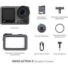 DJI Osmo Action 3 Standard Combo, Outdoor Action Camera with 4K (AC002)