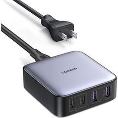 UGREEN Nexode 65W GaN 4-Port USB-C Charging Station – 2 USB-C & 2 USB-A Ports for MacBook, iPhone, iPad, Galaxy, Pixel & More