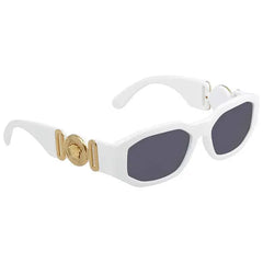 Versace VE 4361 Plastic Unisex Geometric Sunglasses Black 53mm Adult