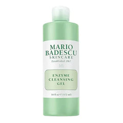 Mario Badescu Enzyme Cleansing Gel Face Wash, Oil-Free Facial Cleanser with Papaya Enzyme & Grapefruit Extract, Exfoliating Skin Care for All Skin Types, Removes Excess Oil & Impurities