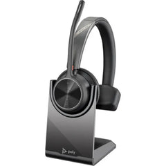 HP Poly Voyager 4310 UC Monaural Headset + BT700 USB-A Bluetooth Adapter & Charging Stand (77Y92AA) - Black
