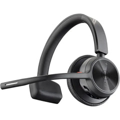 HP Poly Voyager 4310 UC Monaural Headset + BT700 USB-A Bluetooth Adapter & Charging Stand (77Y92AA) - Black
