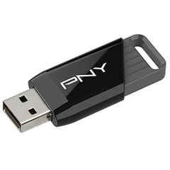 PNY Attache X 64GB USB 3.2 Flash Drive, 130MB/s, 5-Pack – Black