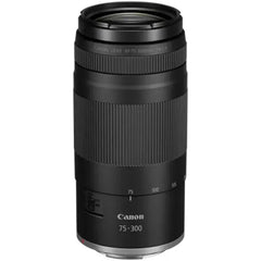 Canon RF 75–300 mm f/4 5.6 Camera Lens - Black