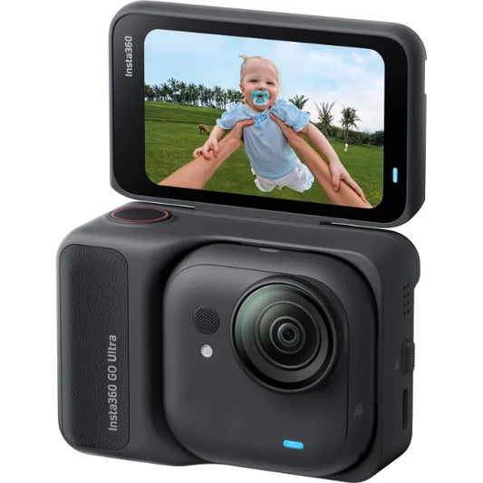 Insta360 GO Ultra Mini Portable Action Camera with Stabilization | Compact Lightweight Vlog & Travel Camera