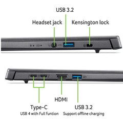 Acer Aspire 14 AI Copilot+ PC, Intel Core Ultra 7 256V, 16GB RAM, 1TB SSD, (A14-52M-72FH) - Steel Gray