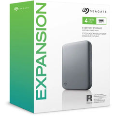 Seagate 4TB Expansion Portable Micro-USB 3.2 Gen 1 External Hard Drive (STNN4000400) - Black