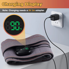 FITEASE Cordless Heating Pad & Back Massager - Lumbar Support Belt with 3 Heat & Vibration Modes